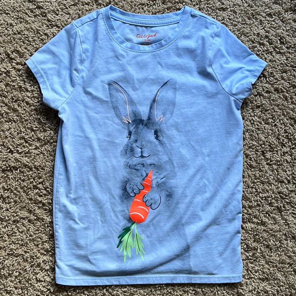 Cat & Jack bunny shirt